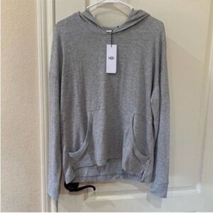 UGG Gray Hooded Sweatshirt NWT Pullover Plus size 1X attached hoodie‎ Grey